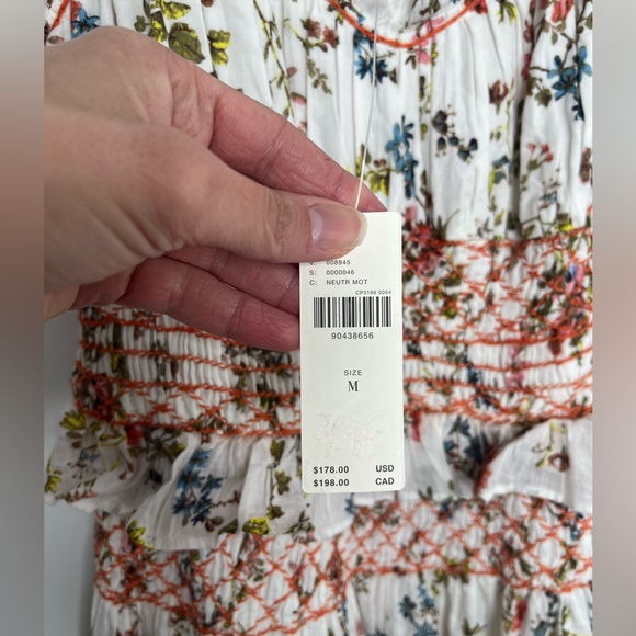 NWT Anthropologie Sleeveless Smocked-Waist
Ruffled Midi Dres Sz Medium - Picture 9 of 16